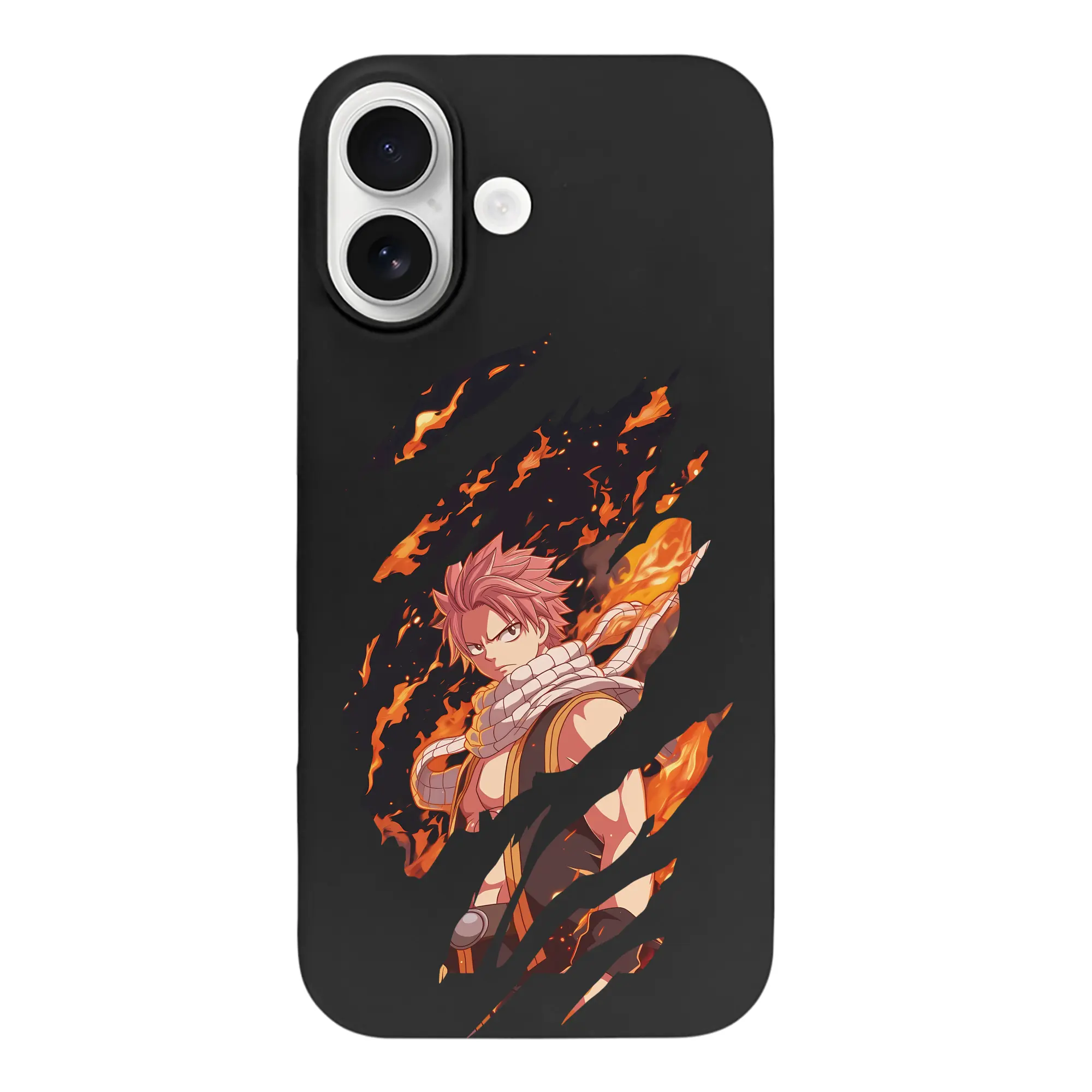 フェアリーテイル グッズ ナツ・ドラグニル - iPhone 17 シリーズ シリコンケース 薄型 耐衝撃 指紋防止 ソフトタッチカバー 精密フィット 傷防止 保護ケース iPhone 17/17 Air/17 Pro/17 Pro Max 対応